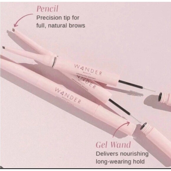 WANDER BEAUTY Upgraded Brows Pencil & Gel Duo Dark Brown 2-in-1 - Picture 4 of 8